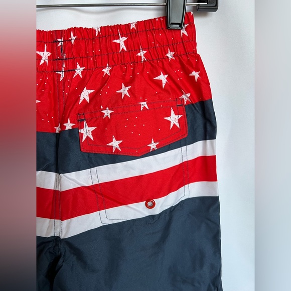 NWT Laguna Stars and Stripes Swim / Board Shorts - Size M (10/12) - Picture 3 of 5